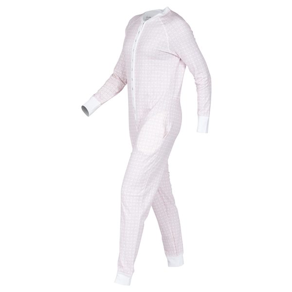 Onepiece pysj til dame - Bibbi nattdrakt - Harpe - Rosa