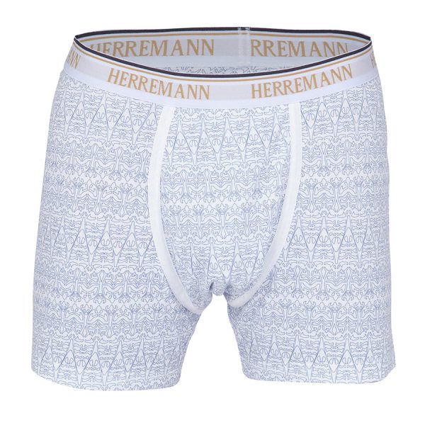 Boxershorts til herre - Halgeir - Kunstvev - Blå